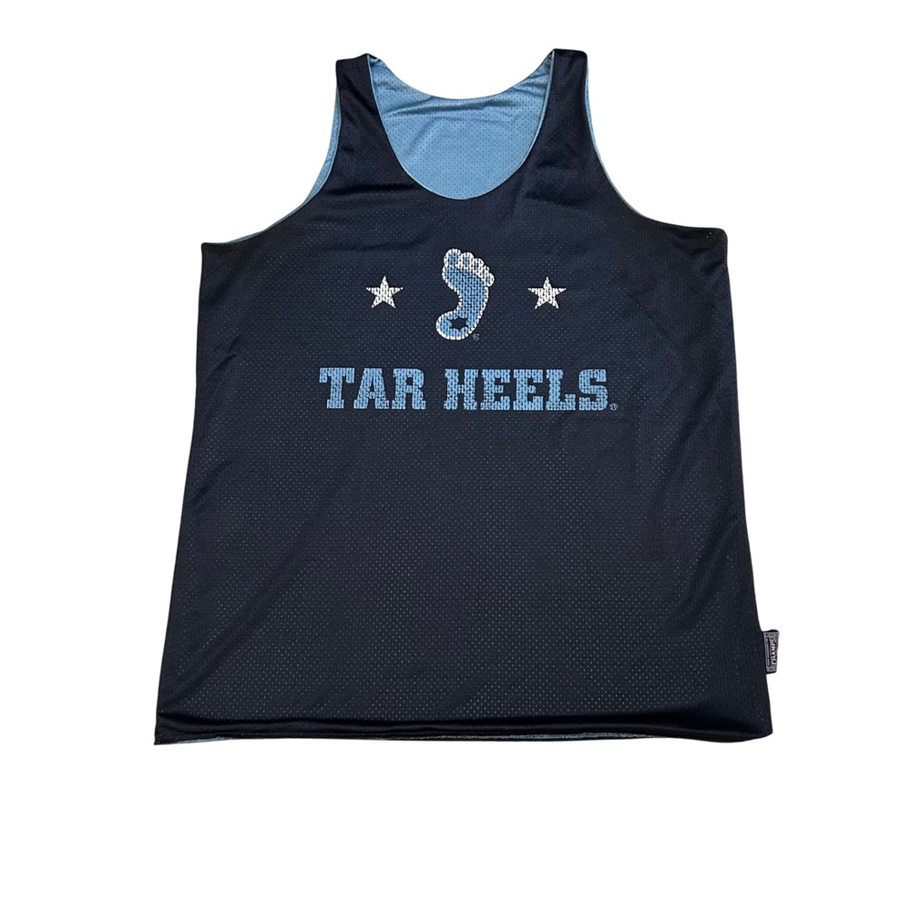 UNC Tar Heels Reversible Mesh Tank Top Champs Sports Navy Carolina Blue Jersey